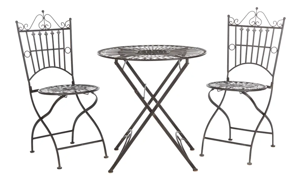 Belen Bistro Set, One Table And Two Chairs