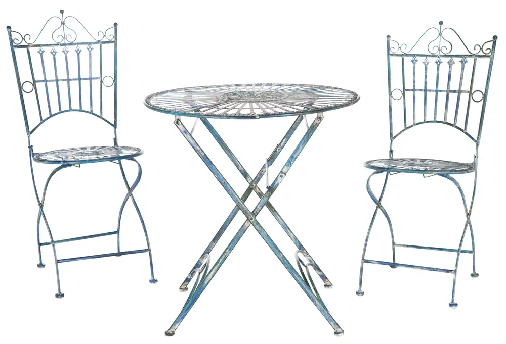 Belen Bistro Set, One Table And Two Chairs