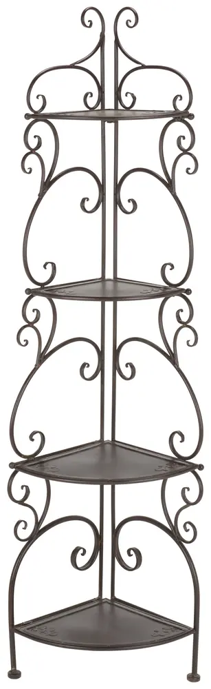 Turuca 4 Tier Corner Shelf Unit