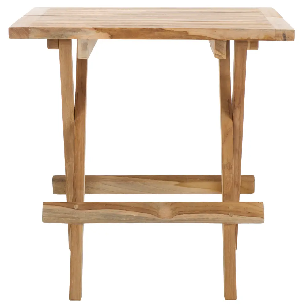 Saba Solid Teak Folding Square Table