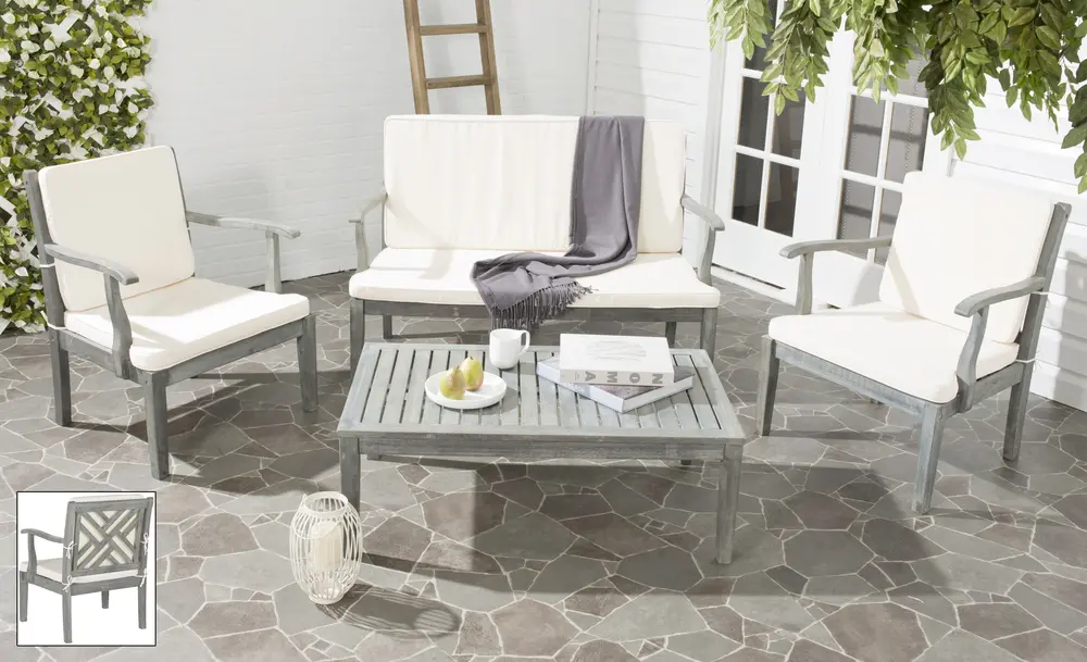 Bradbury 4Pc Outdoor Living Set