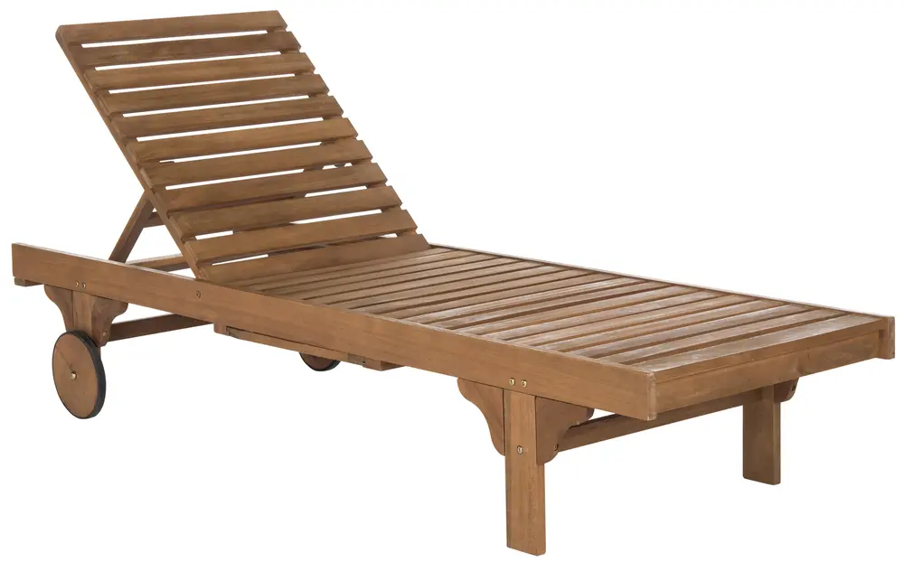 Newport Chaise Lounge Chair With Side Table