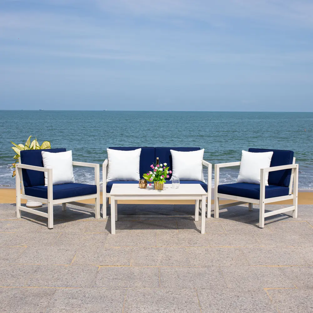 Montez 4 Pc Outdoor Set With Accent Pillows