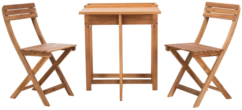 Walten Flower Shelf 3 Pc Bistro Set