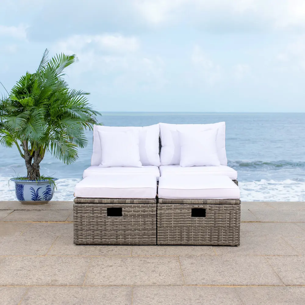Pramla Outdoor Sette With Ottoman