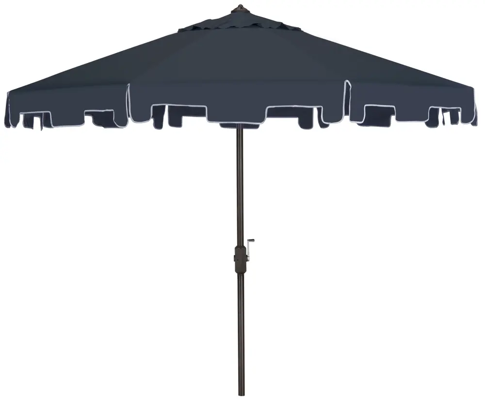 Zimmerman 9Ft Rnd Crank Umbrella W/ Button Tilt
