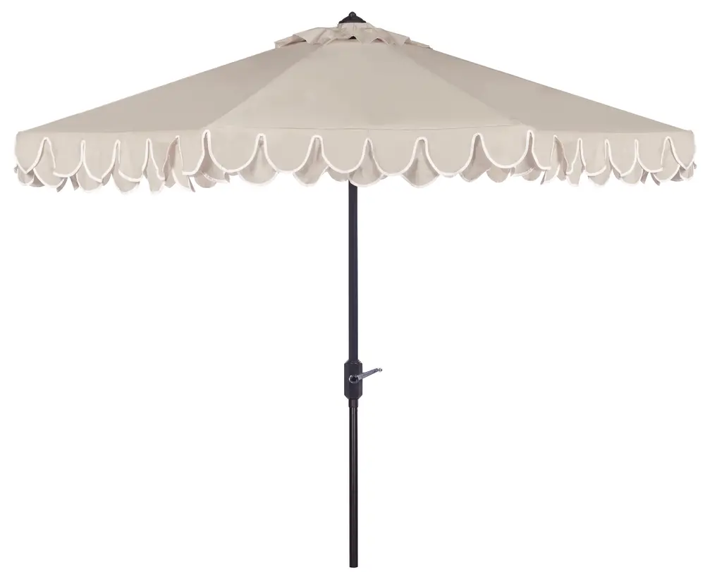 Valance 9Ft Rnd Crank Umbrella W/ Auto Tilt