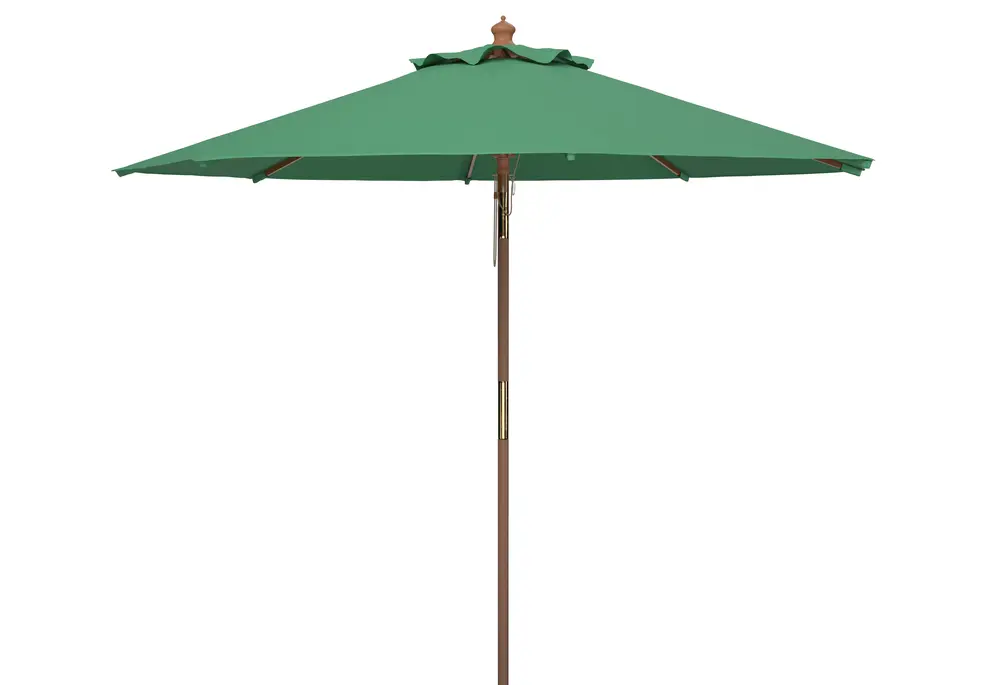 Cannes 9Ft Rnd Crank Umbrella W/ Button Tilt