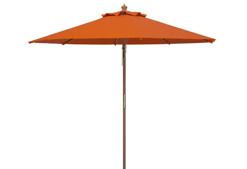 Cannes 9Ft Rnd Crank Umbrella W/ Button Tilt