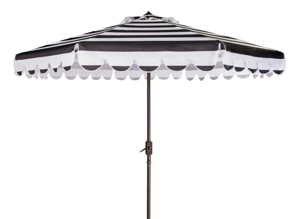 Vienna 9Ft Rnd Crank Umbrella W/ Button Tilt