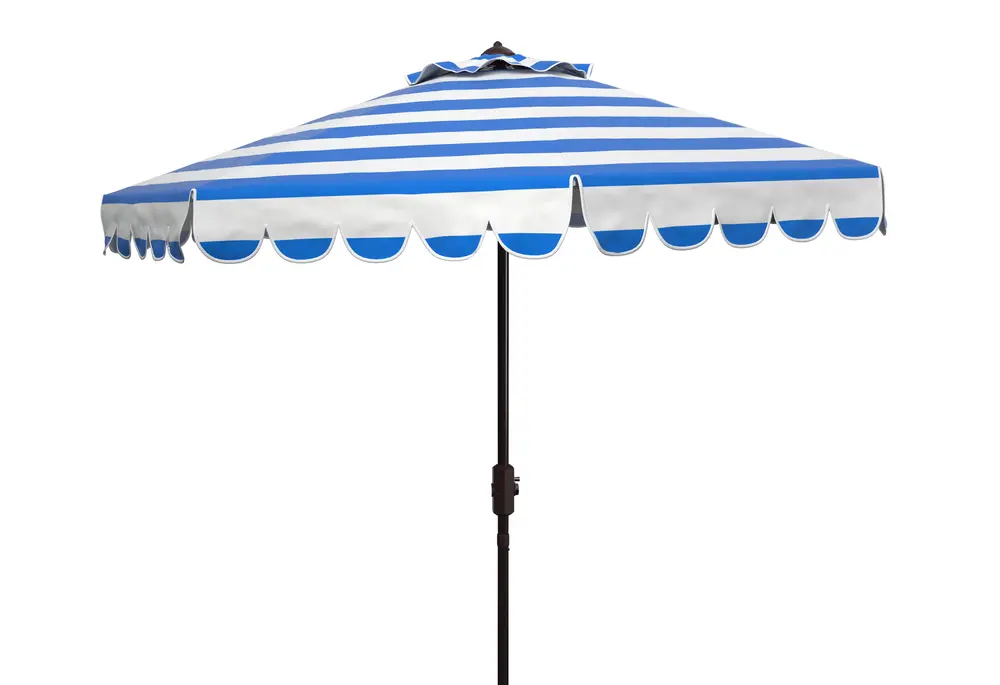 Vienna 9Ft Rnd Crank Umbrella W/ Button Tilt
