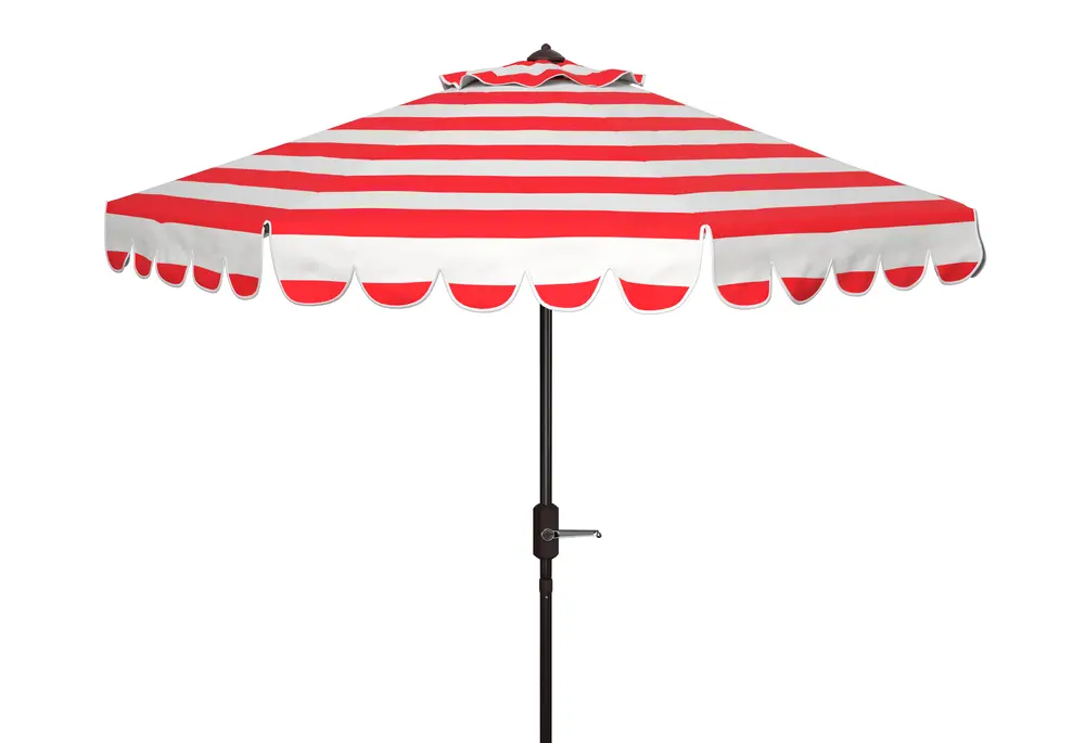 Vienna 9Ft Rnd Crank Umbrella W/ Button Tilt