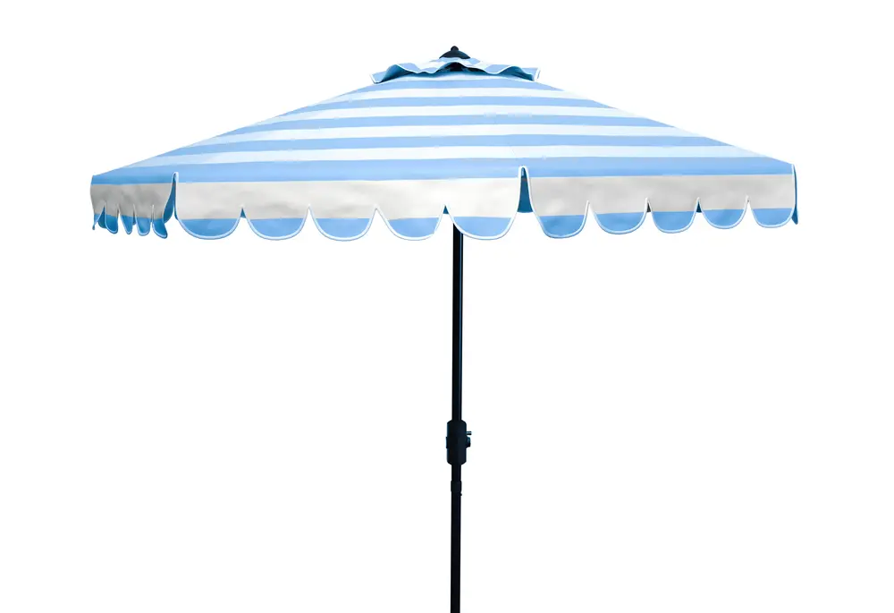 Vienna 9Ft Rnd Crank Umbrella W/ Button Tilt