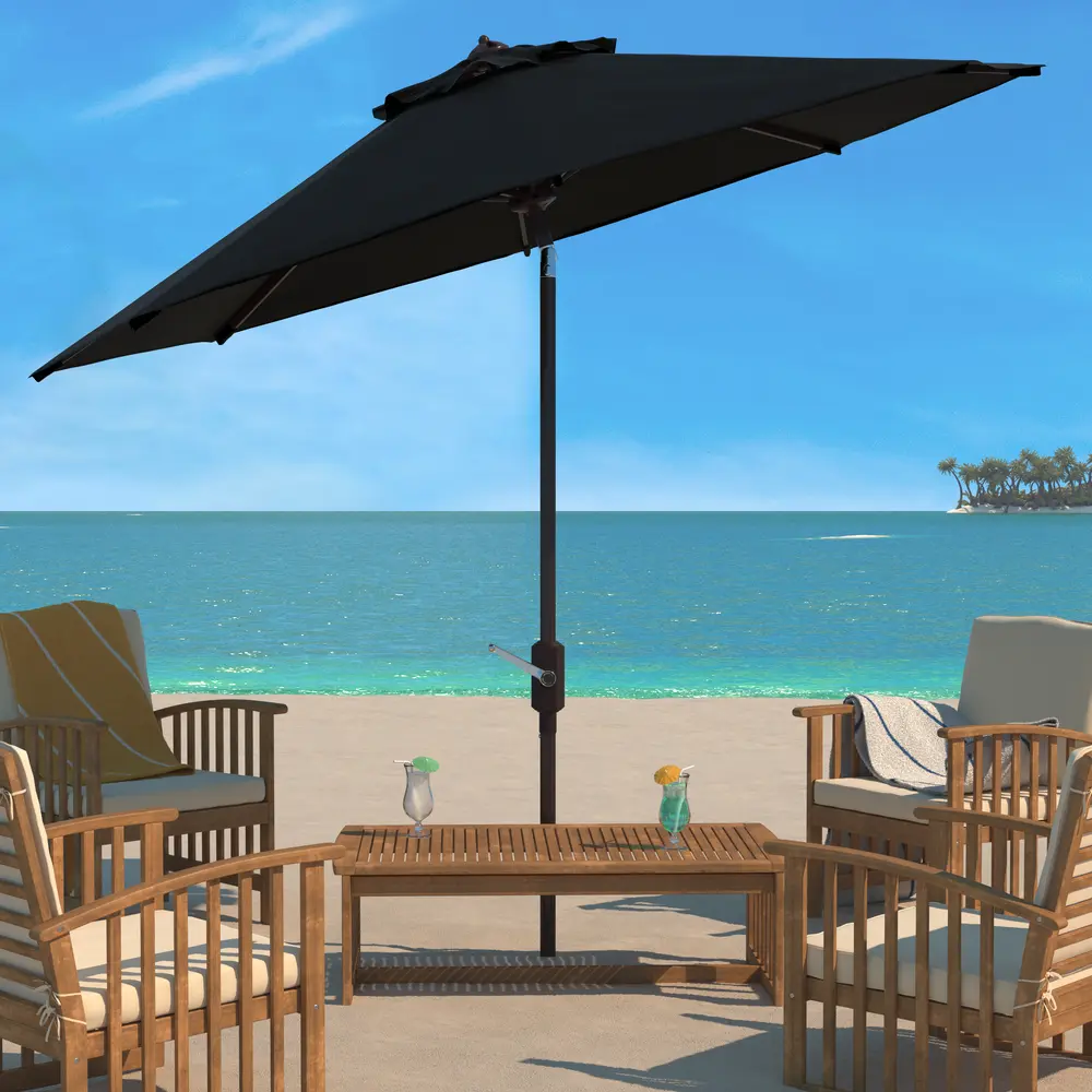 Ortega 11Ft Rnd Crank Umbrella W/ Auto Tilt