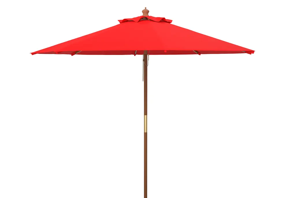 Cannes 11Ft Rnd Wood Umbrella (No Tilt)