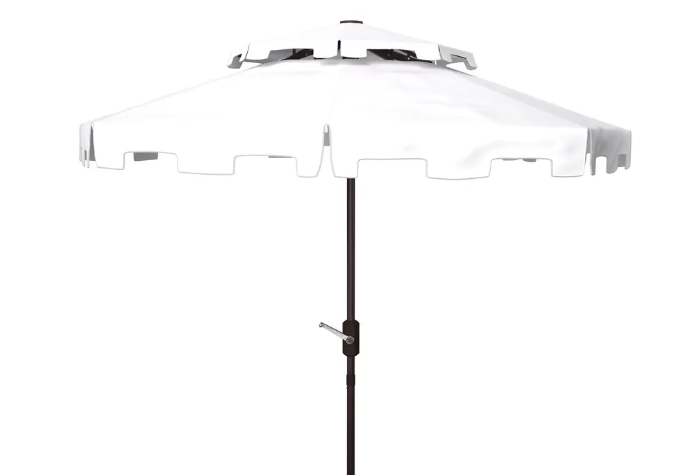 Zimmerman 9Ft Doubletop Crank Umbrella W/ Button Tilt