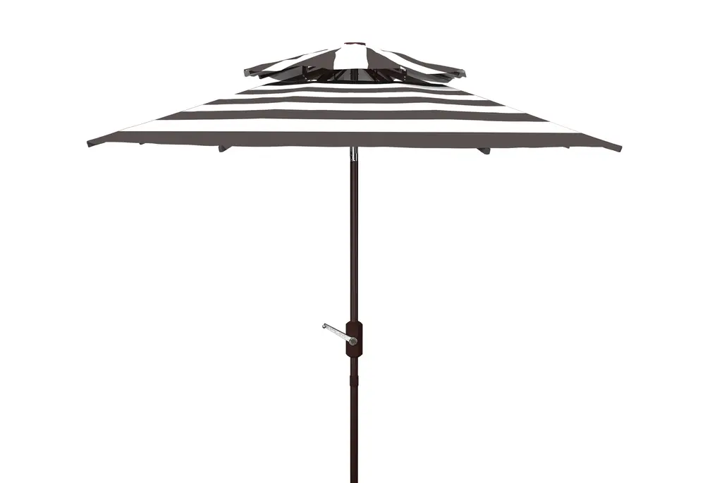 Iris 9Ft Doubletop Crank Umbrella W/ Auto Tilt