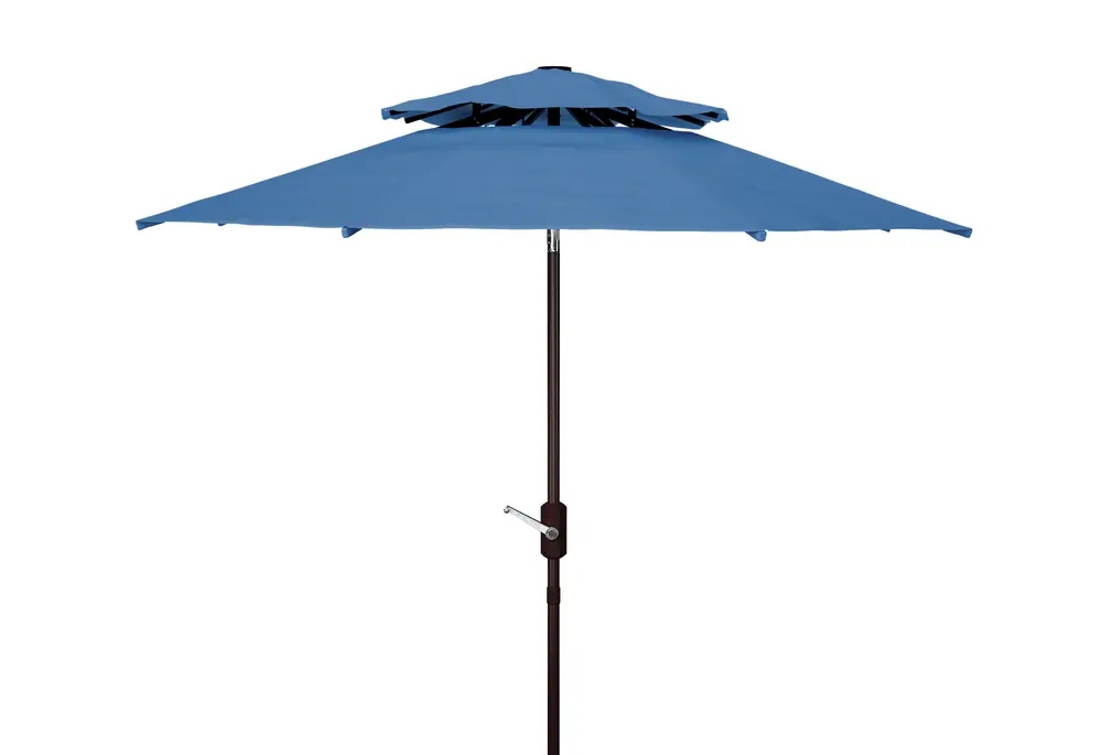 Athens 9Ft Doubletop Crank Umbrella W/ Auto Tilt