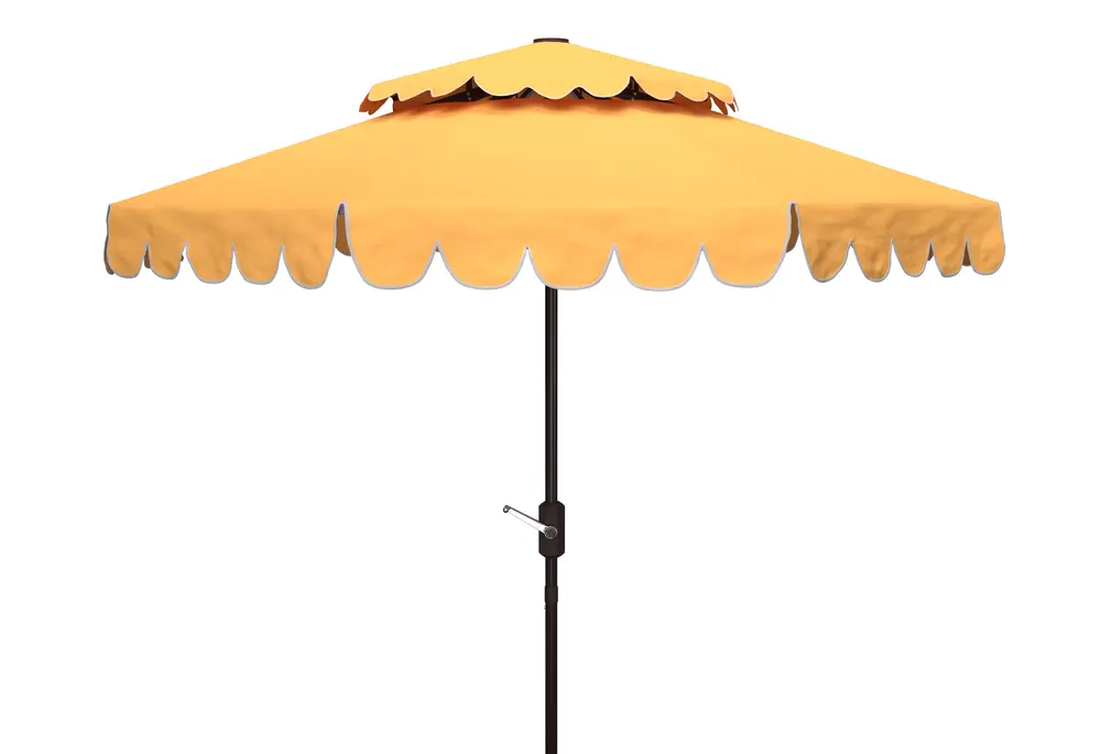 Venice 9Ft Doubletop Crank Umbrella W/ Button Tilt