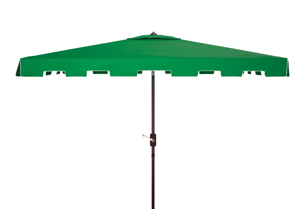 Zimmerman 6.5X10Ft Rect Crank Umbrella W/ Button Tilt