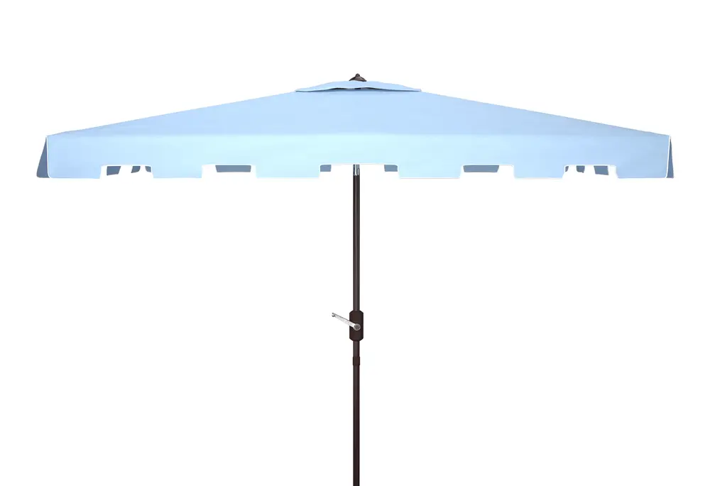 Zimmerman 6.5X10Ft Rect Crank Umbrella W/ Button Tilt