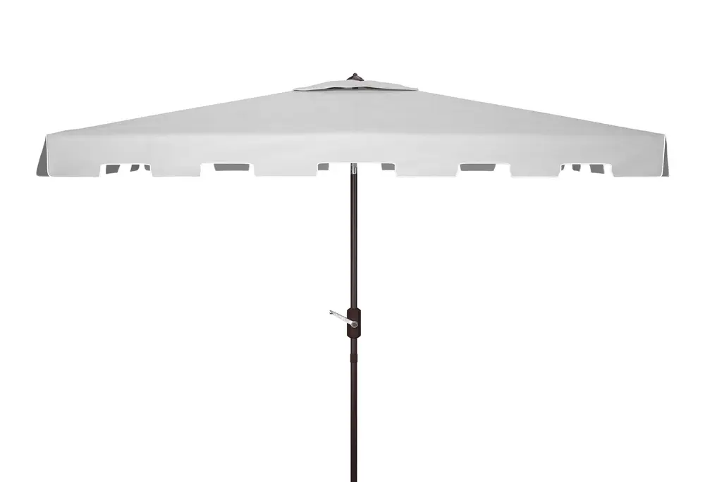 Zimmerman 6.5X10Ft Rect Crank Umbrella W/ Button Tilt