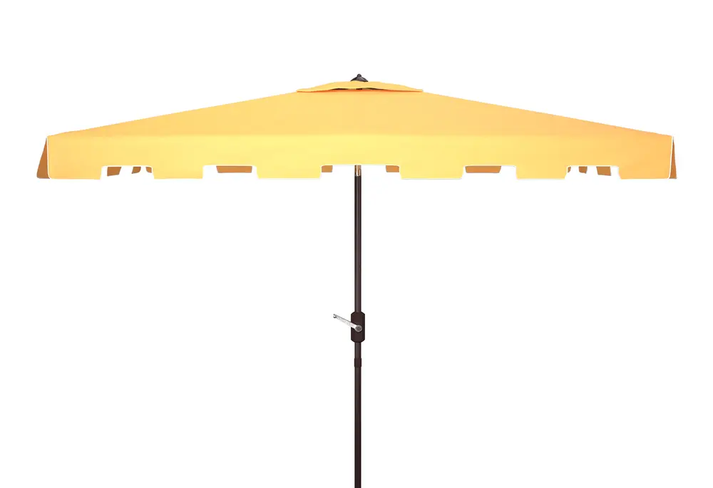 Zimmerman 6.5X10Ft Rect Crank Umbrella W/ Button Tilt