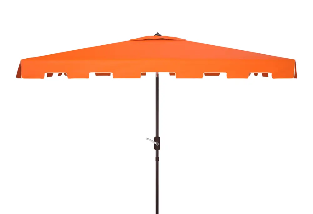 Zimmerman 6.5X10Ft Rect Crank Umbrella W/ Button Tilt