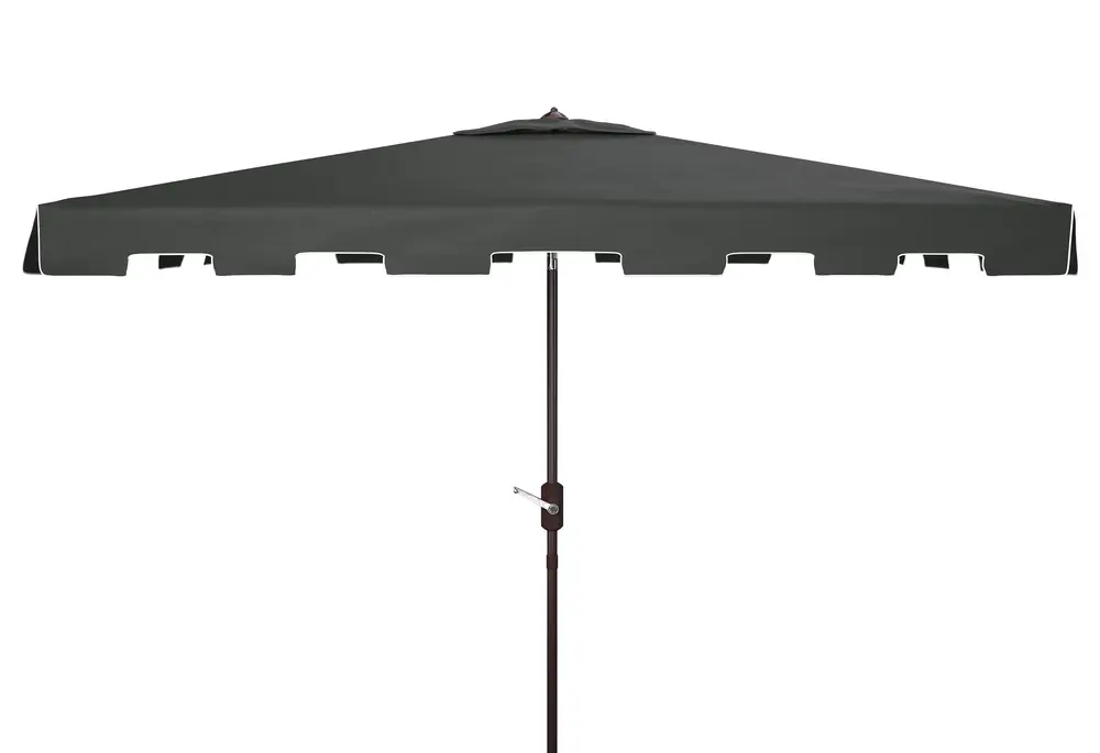 Zimmerman 6.5X10Ft Rect Crank Umbrella W/ Button Tilt
