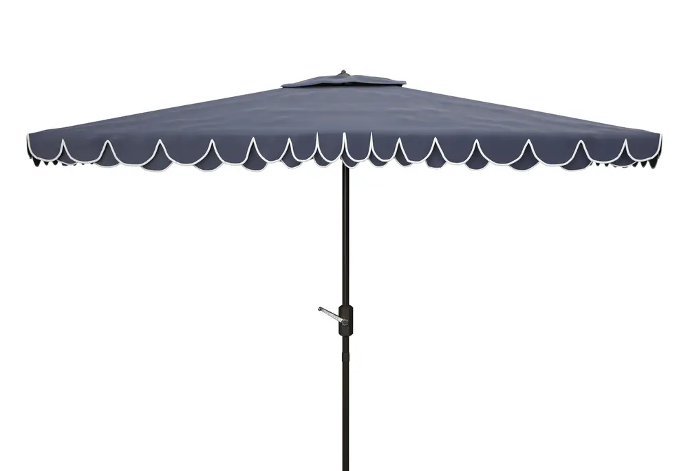 Valance 6.5X10Ft Rect Crank Umbrella W/ Auto Tilt