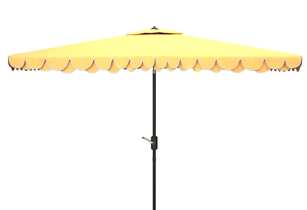 Valance 6.5X10Ft Rect Crank Umbrella W/ Auto Tilt