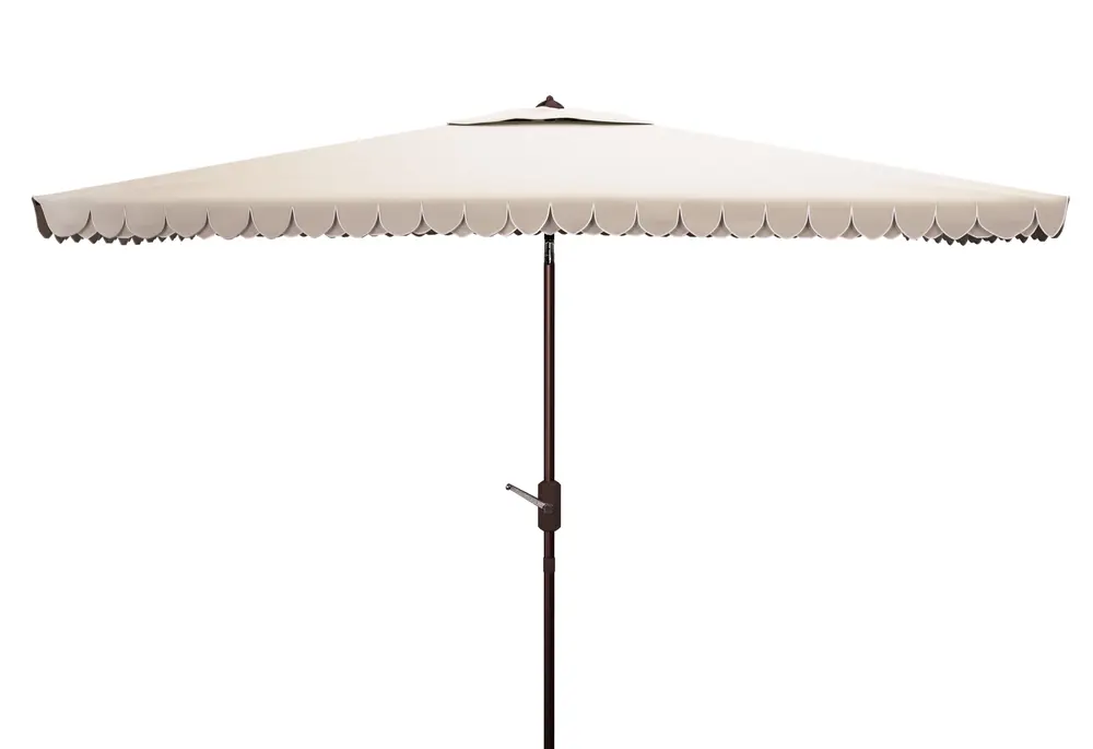 Valance 6.5X10Ft Rect Crank Umbrella W/ Auto Tilt