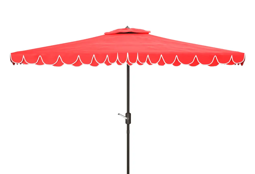 Valance 6.5X10Ft Rect Crank Umbrella W/ Auto Tilt