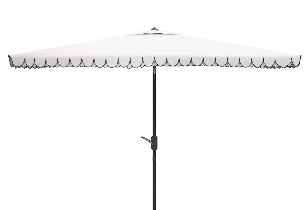 Valance 6.5X10Ft Rect Crank Umbrella W/ Auto Tilt