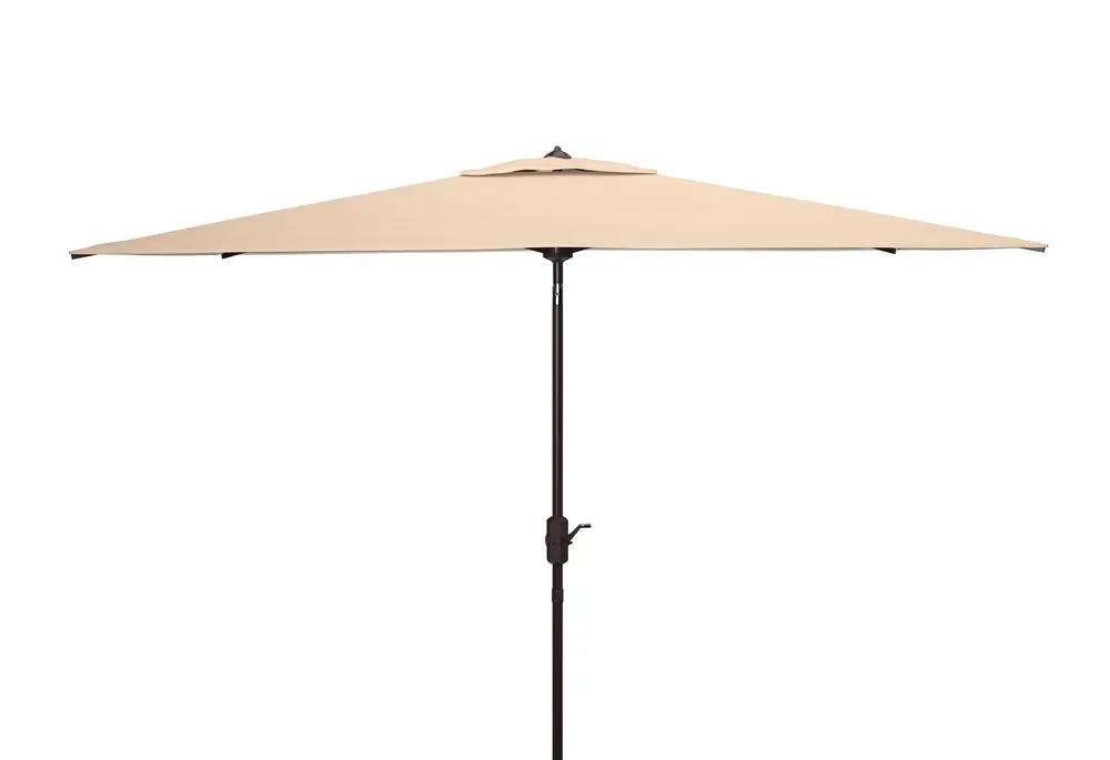 Athens 6.5X10Ft Rect Crank Umbrella W/ Auto Tilt