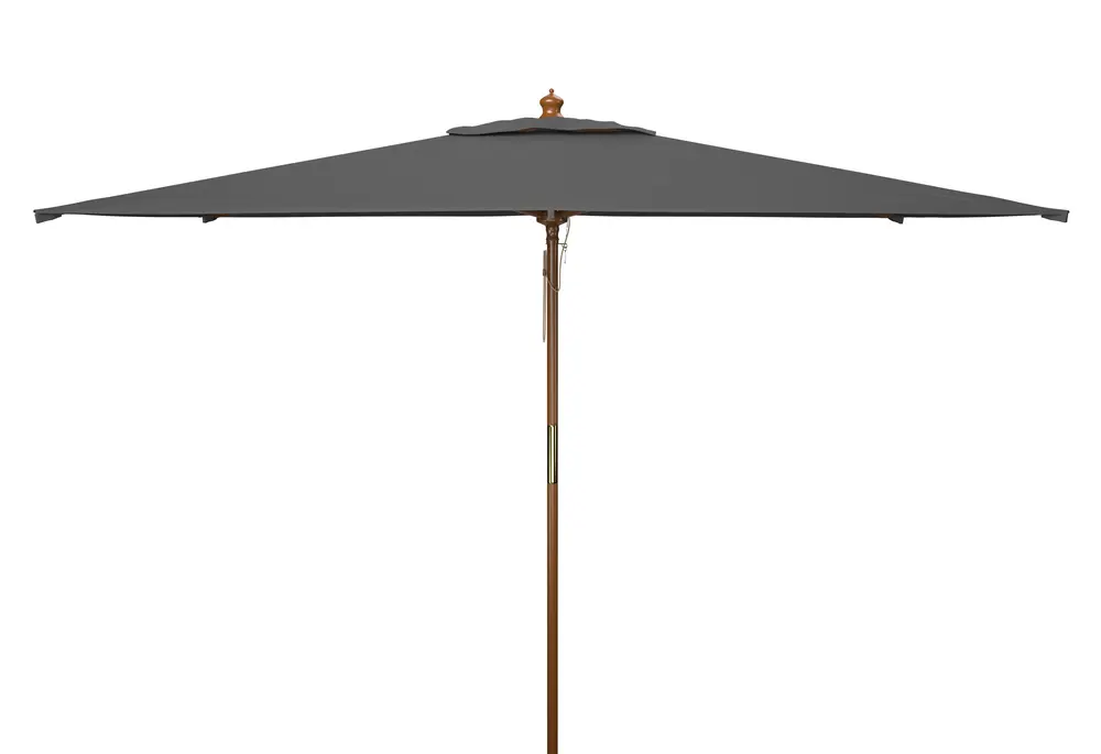 Cannes 6.5X10Ft Rect Wood Umbrella (No Tilt)