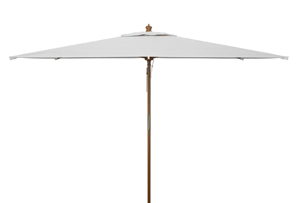 Cannes 6.5X10Ft Rect Wood Umbrella (No Tilt)