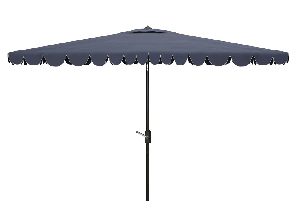 Venice 6.5X10Ft Rect Crank Umbrella W/ Button Tilt