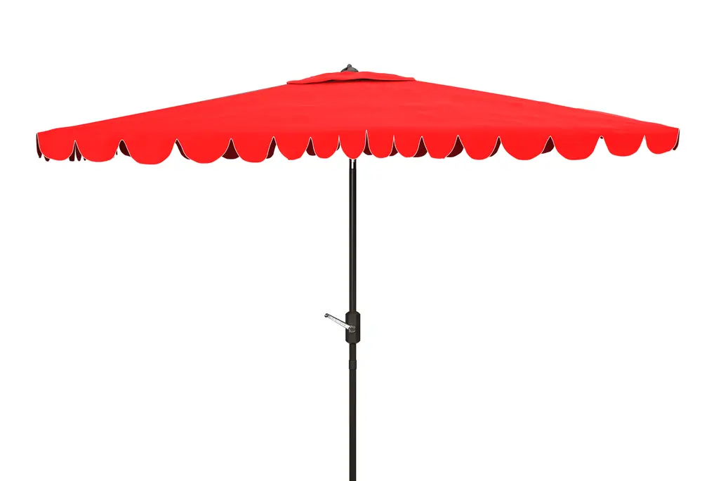 Venice 6.5X10Ft Rect Crank Umbrella W/ Button Tilt