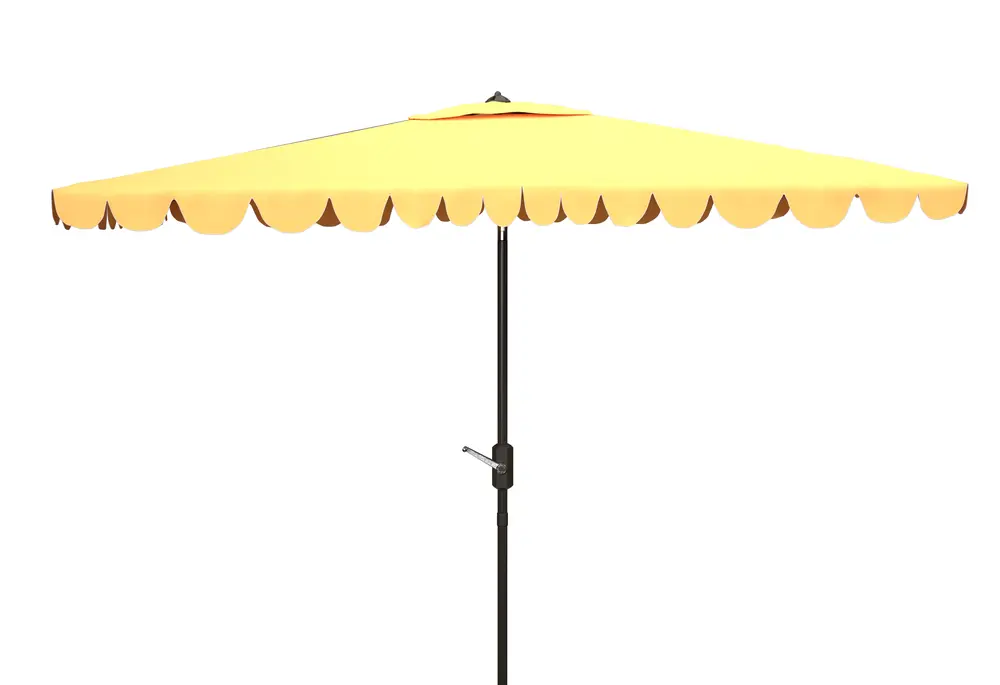 Venice 6.5X10Ft Rect Crank Umbrella W/ Button Tilt