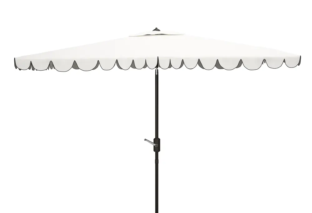 Venice 6.5X10Ft Rect Crank Umbrella W/ Button Tilt