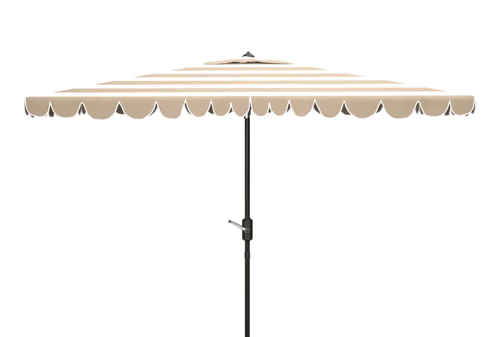 Venice 6.5X10Ft Rect Crank Umbrella W/ Button Tilt