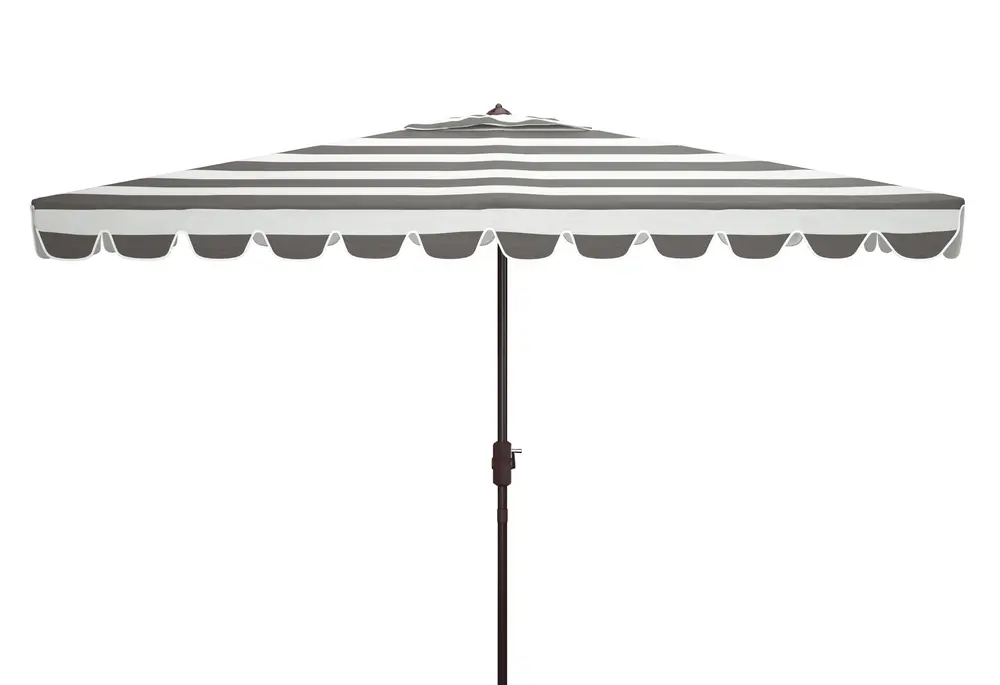 Venice 6.5X10Ft Rect Crank Umbrella W/ Button Tilt