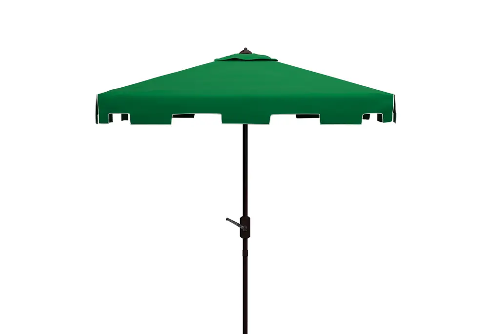 Zimmerman 7.5Ft Square Crank Umbrella W/ Button Tilt