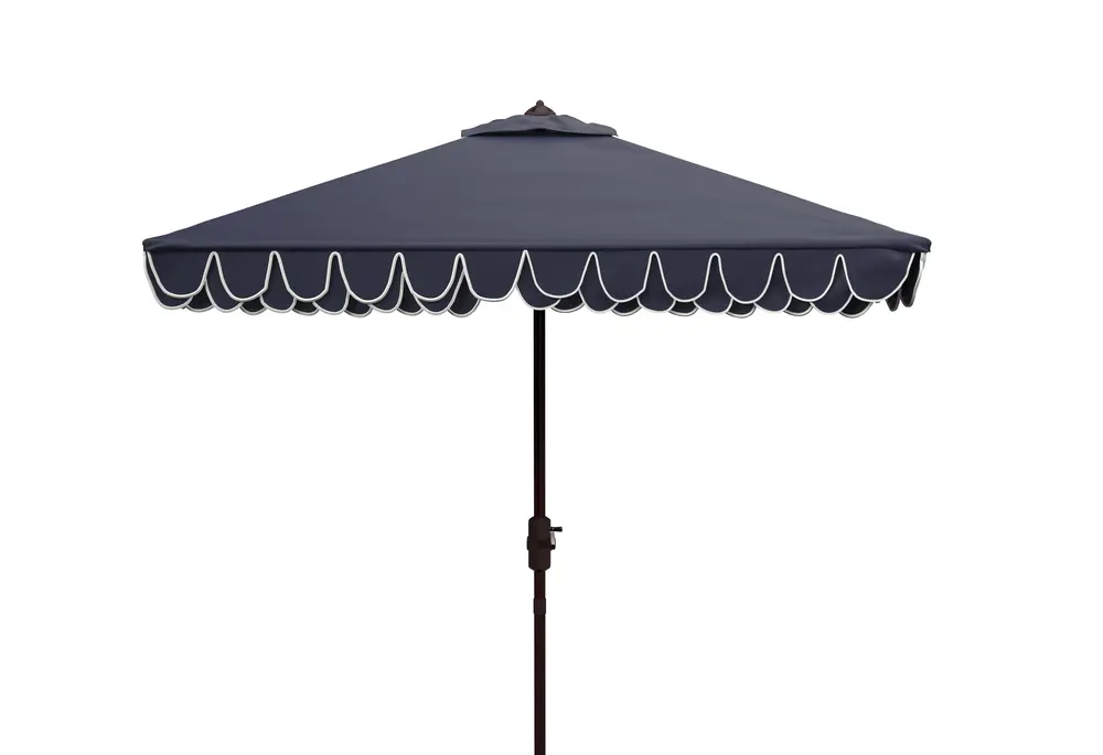 Valance 7.5Ft Square Crank Umbrella W/ Auto Tilt