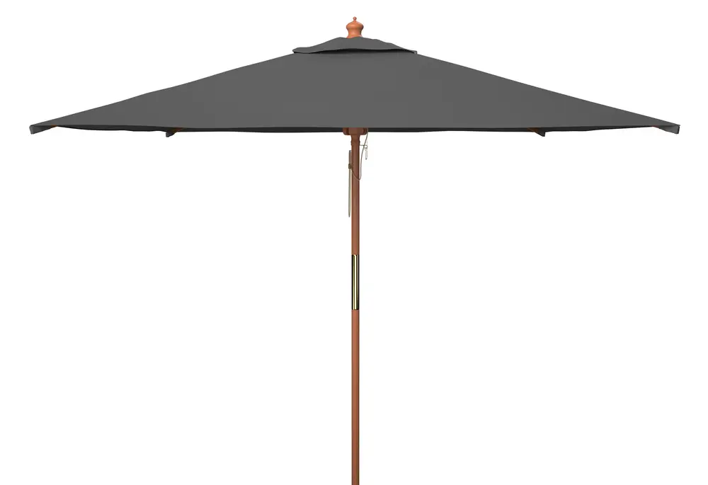 Cannes 7.5Ft Square Wood Umbrella (No Tilt)