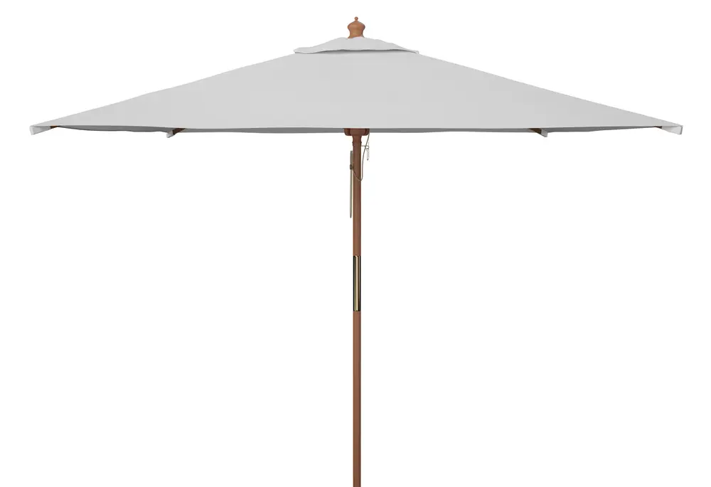 Cannes 7.5Ft Square Wood Umbrella (No Tilt)