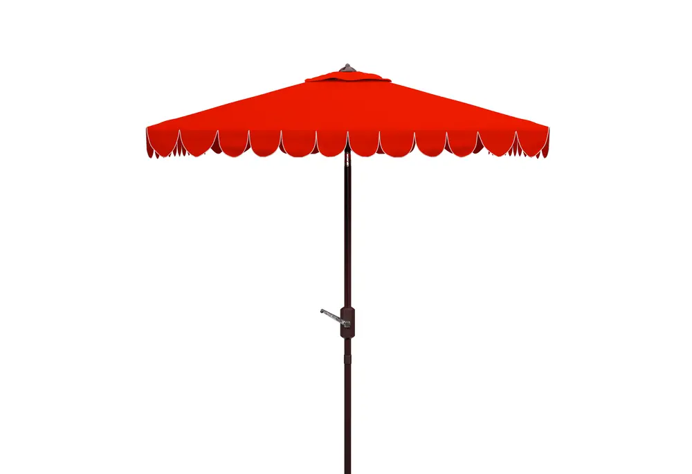 Venice 7.5Ft Square Crank Umbrella W/ Button Tilt