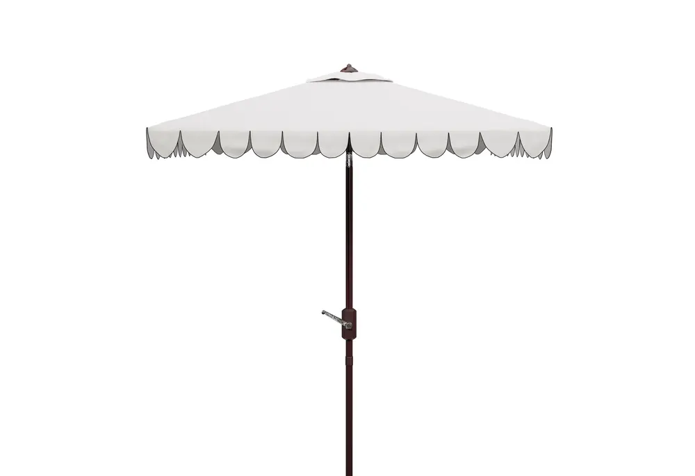 Venice 7.5Ft Square Crank Umbrella W/ Button Tilt