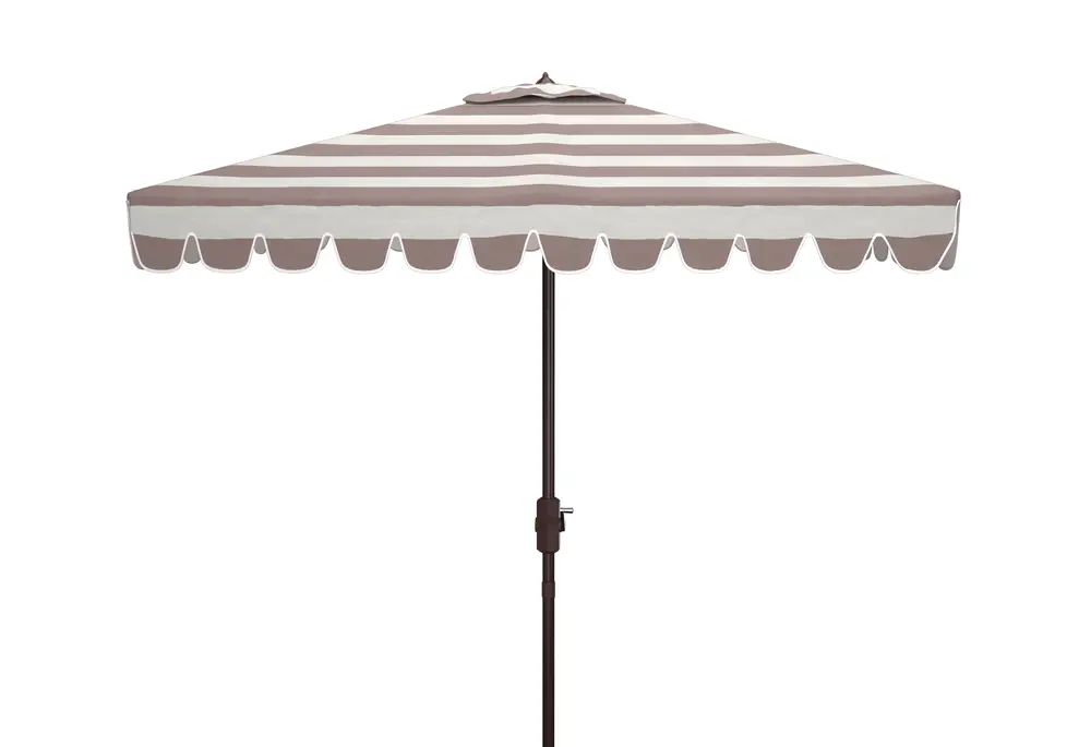 Venice 7.5Ft Square Crank Umbrella W/ Button Tilt